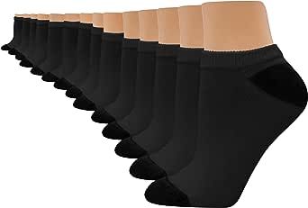 Hanes Women's Value Socks, No Show Soft Moisture-Wicking Socks, Available in 10 and 14-Packs