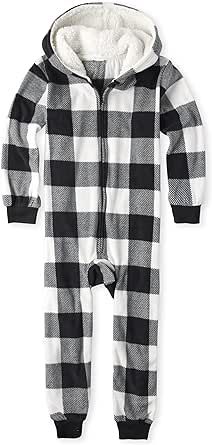The Children's Place Kids' Family Matching, Christmas Pajama Sets. Fleece Seasonal